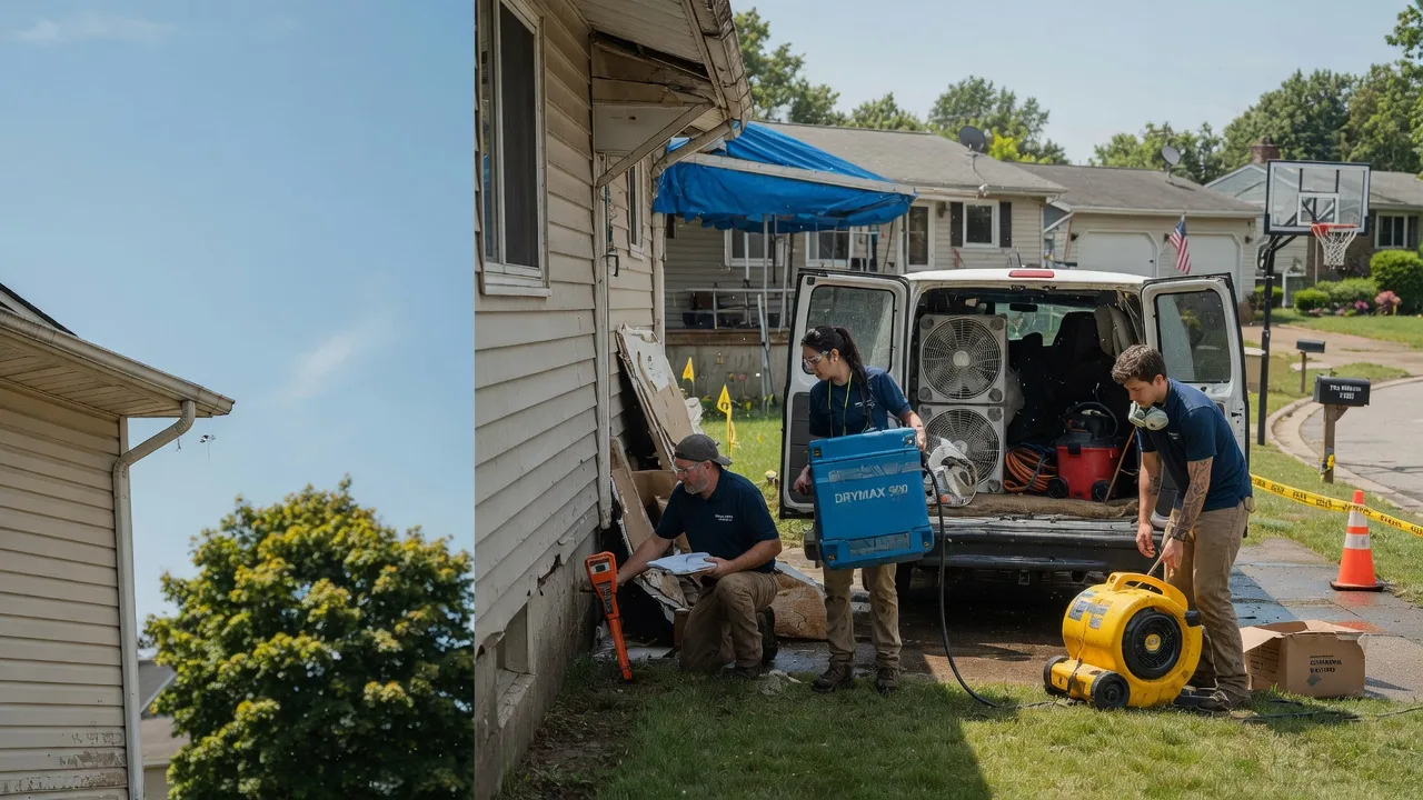 Ceiling Leak Cleanup in Mosinee, WI near me