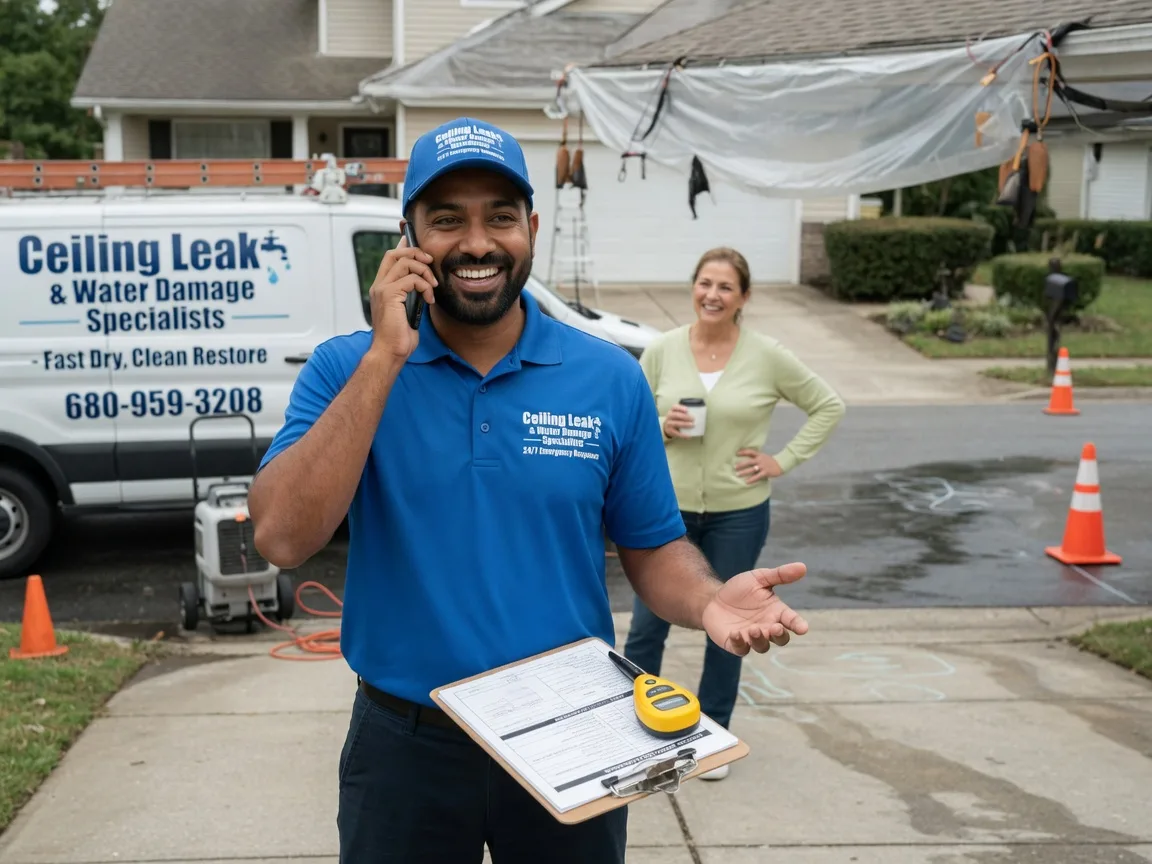 Ceiling Leak Cleanup Mosinee, WI FAQs